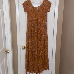 Patron of peace stretch maxi dress